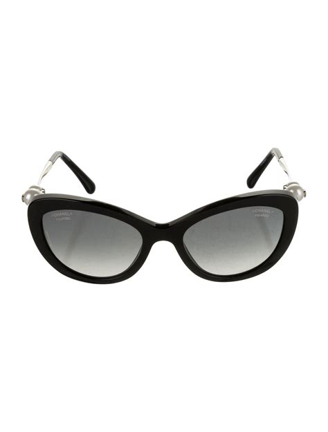 chanel pearl sunglasses cat eye|chanel polarized sunglasses for women.